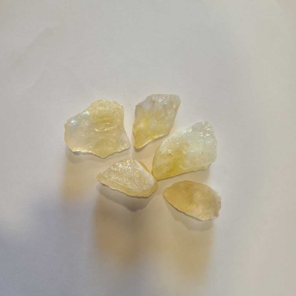 citrine brute du Brésil naturelle jaune qualité B