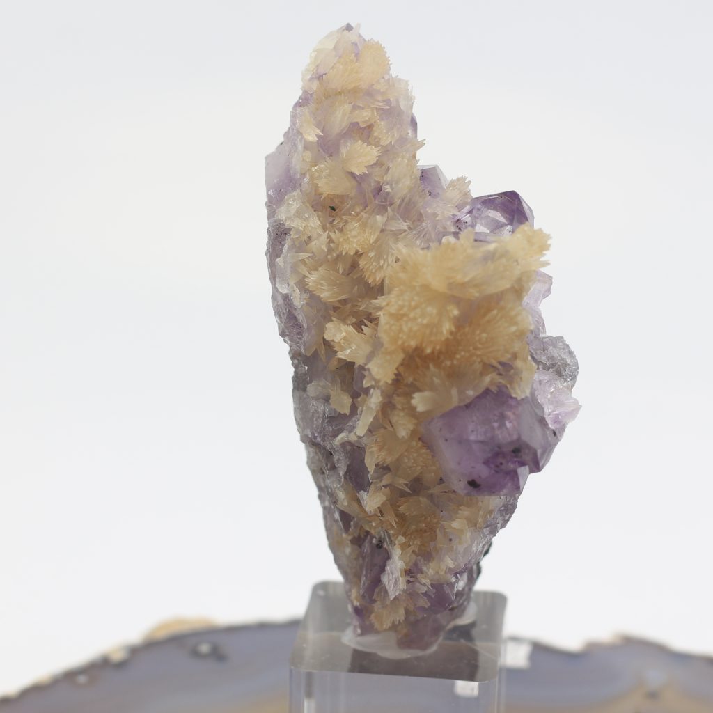 améthyste naturelle avec calcite du Brésil qualité AA
