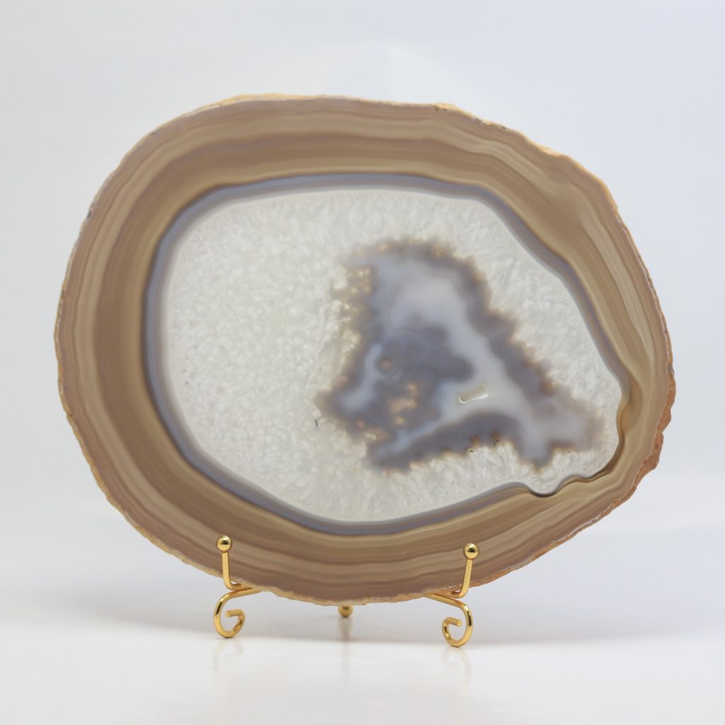 Tranche d’agate naturel 600g