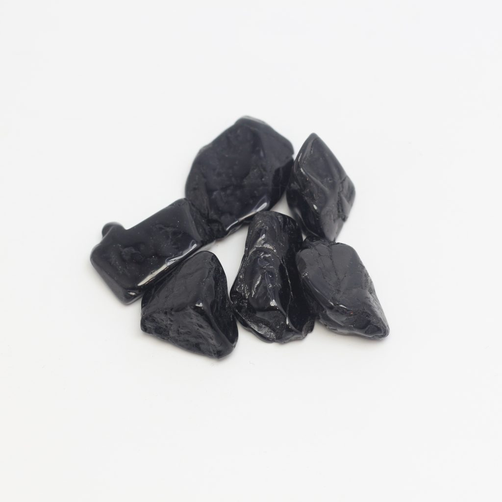 Pierre roulée tourmaline noire du Brésil polie qualité A