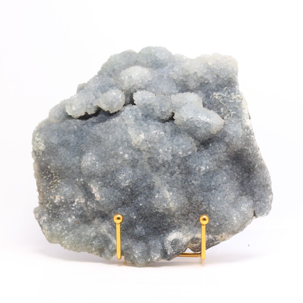 Balise ALT de l’image principale Calcédoine botryoïdale verte naturelle du Brésil qualité AA